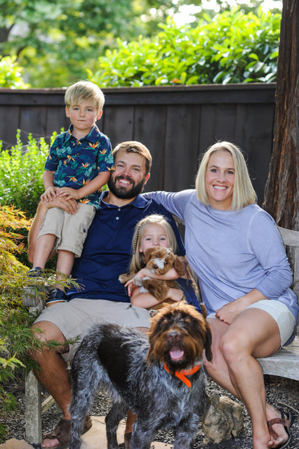 Jordan, Jennifer, Jax and the two Beamer children.