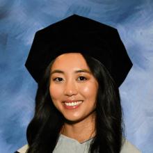 Dr. Nakamura formal graduation portrait in regalia